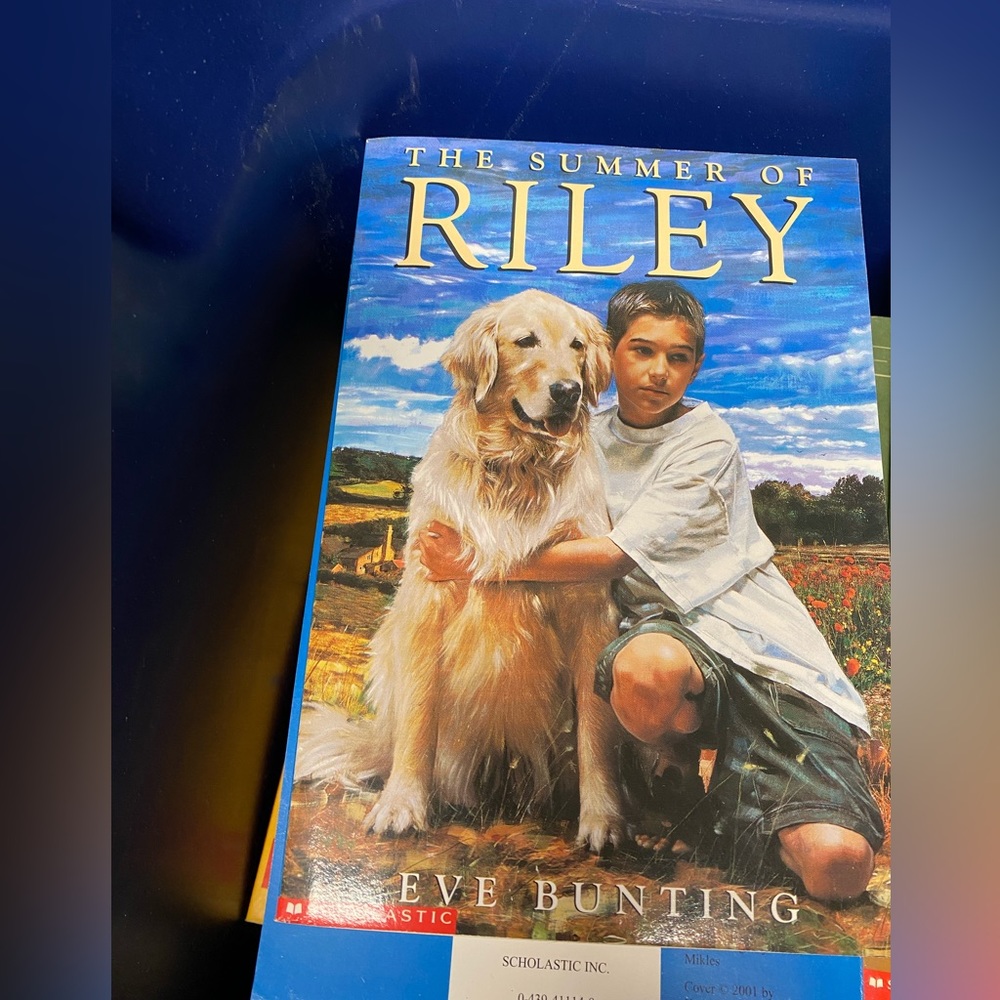 Gently used! Set of 7 books: The Summer of Riley by Eve Bunting